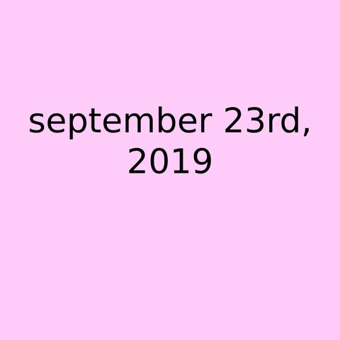 09.23.2019 // 11:11 AM